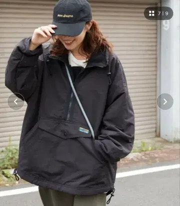 프릭스스토어 플리스 아노락 블랙