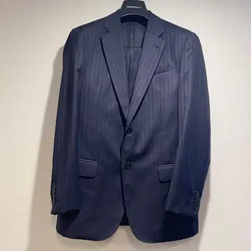 [새상품급] 아르마니 네이비 스트라이프 비즈니스 셋업