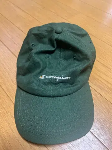 Champion 다크 그린 캡 여성 캡