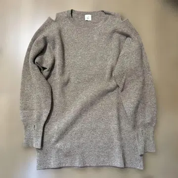 6로쿠 Roku 긴팔 니트 베이지 브라운 그레이