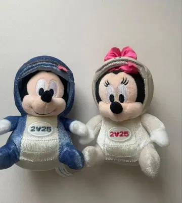 디즈니 2025 뱀 미키 미니 봉제 인형 키링