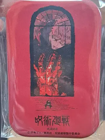 주술회전 이타도리 유우지 사멸회유 2025 스탠드 포함 스퀘어 캔뱃지