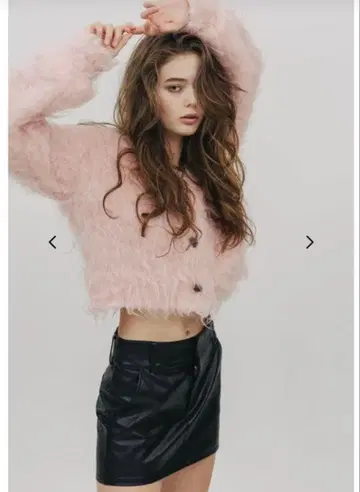 THE TOE 샤기 니트 가디건