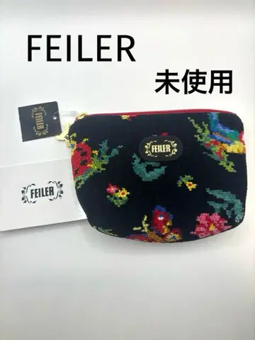 FEILER 꽃무늬 파우치 기프트 박스 포함