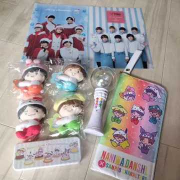 나니와단시 산리오 봉제 인형 응원봉 응원봉 케이스 캔 클리어 파일