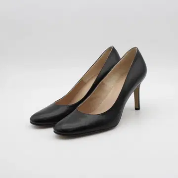 46 새상품 아키라 오사키 천연 가죽 플레인 펌프스(22.5cm)