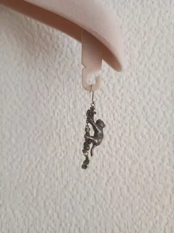 호아시 유스케 [ 종을 울리던 고양이 ] 고양이 실버 귀걸이(한쪽용)