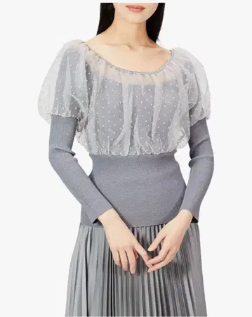 [스나이델] 시어 도킹 니트탑 SWNT215063 여성용