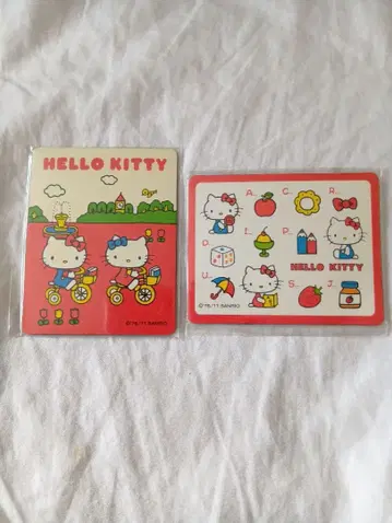 레어 헬로키티 마그넷 2개 2011년 레트로
