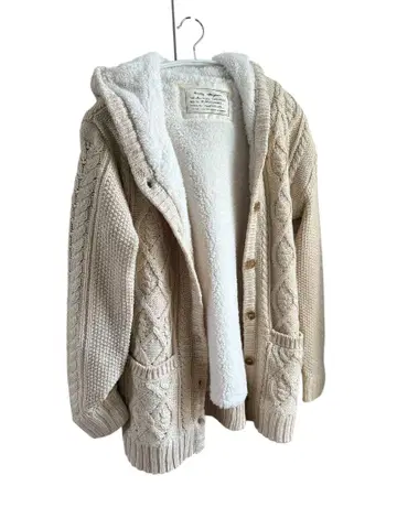 여성용 베이지 니트 자켓 M 사이즈