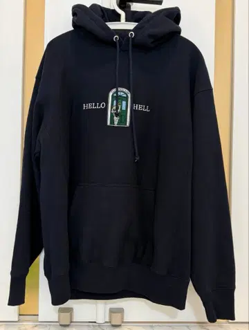 미사용 새상품 CLUB SARCASM 속기모 후드티 XXL 사이즈 네이비