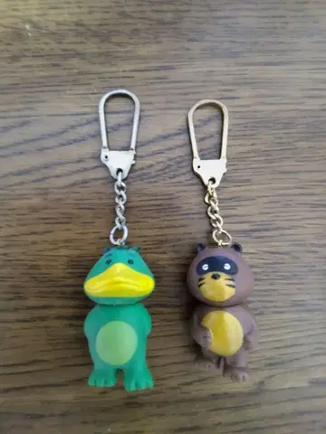 DC 카드 카파와 너구리 키링 세트