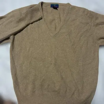 Woodward 100% 램스울 베이지 스웨터 XL