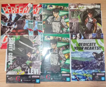 제일복권 진격의 거인 F상 클리어 포스터 리바이