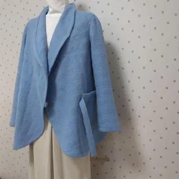 자켓 드레이프 자켓 핸드메이드 하프 코트