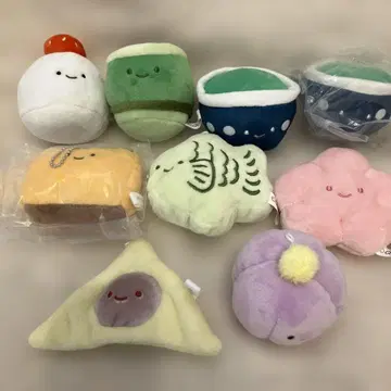 닛코리노 화과자 봉제 인형 9종 세트