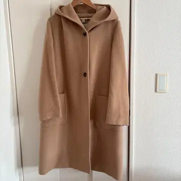 ROPE 로페 프리미엄 캐시미어 후디드 코트 M 사이즈