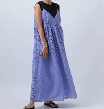 bayflow INDIA IS BEAUTIFUL 코튼 레이스 캐미 원피스