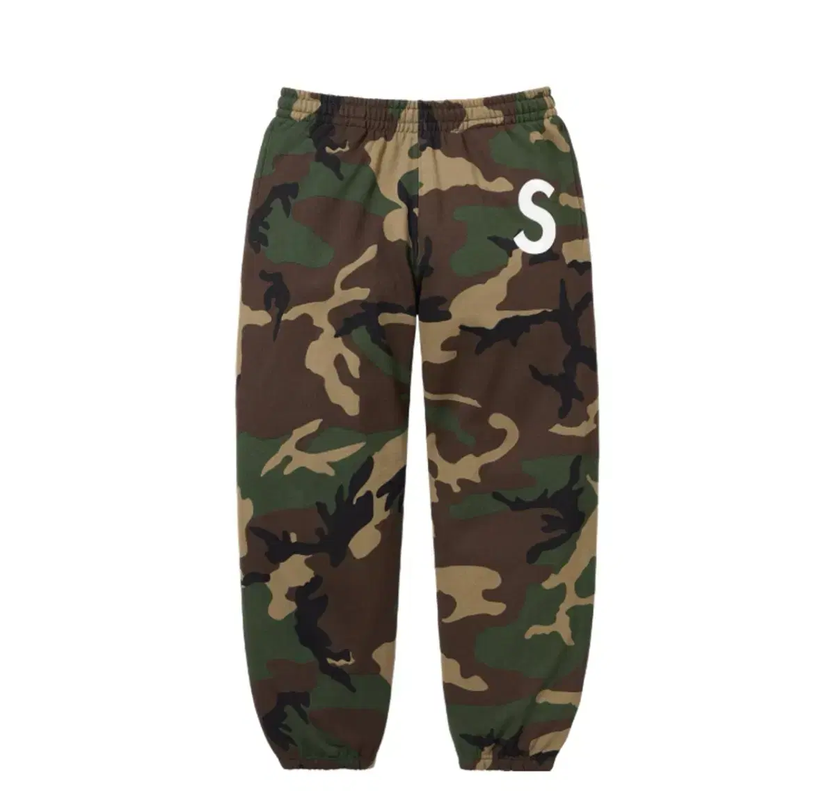 [L] Supreme S Logo Sweatpants Camo 25fw