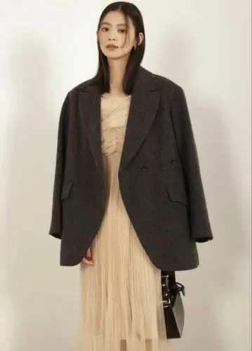 샤기 오버 자켓