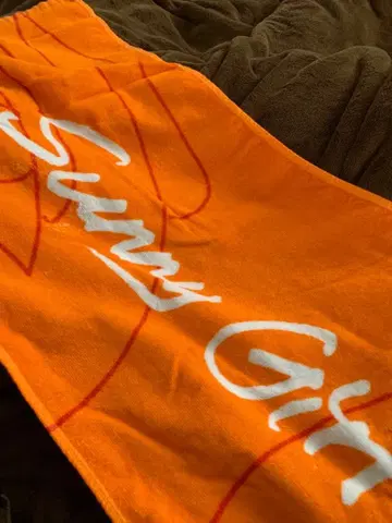 Sunny Girl 타월 오렌지