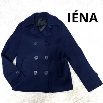 IENA 이에나 피 코트 울 네이비