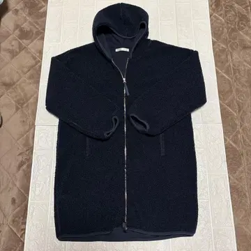 DoCLASSE 후드 부착 보아 자켓 네이비