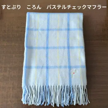 [ 스토푸리 ] STPR 코론 파스텔 체크 머플러