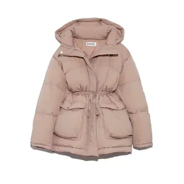 SNIDEL 허리 마크 미들 다운 자켓