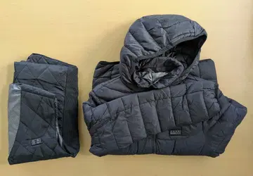 [새상품] M 사이즈 2벌 세트 Electric 후드 부착 베스트와 자켓