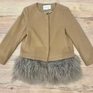 뷰티 앤 유스 노카라 코트 푸들