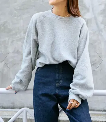 OUTDOOR PRODUCTS 그레이 맨투맨 S 사이즈