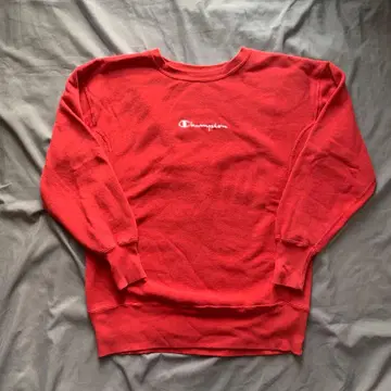 Champion 리버스 위브 맨투맨 레드
