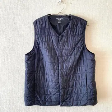 [유니클로] 퍼프테크 베스트 히트텍 미들러 베스트 V넥 XL