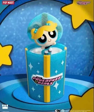 POP MART 파워퍼프걸스 파티 서프라이즈 버블스