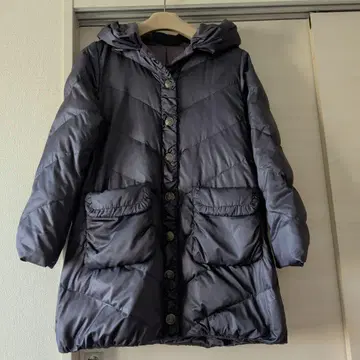 anhydre 후드 부착 다운 자켓