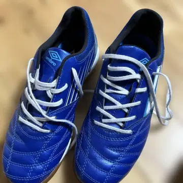 umbro 키즈 트레이닝화 트레이닝 신발 22.5cm 블루 스트링 슈즈