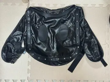 블랙 숄더백 합성 피혁