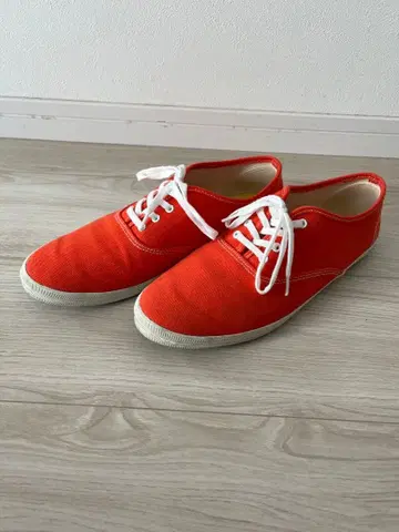 Keds 캔버스 스니커즈 nano universe 콜라보 오렌지