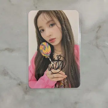 cherry bullet 지원 트레이딩 카드 사인 2