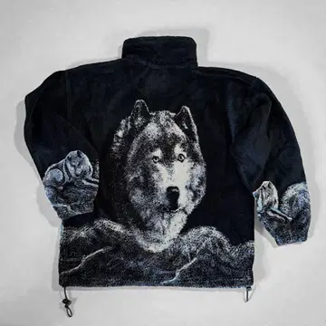 구제 의류 90s USA REDHEAD 늑대 플리스 자켓