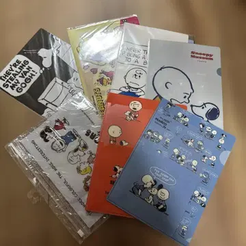 스누피 클리어 파일 슬라이더 케이스