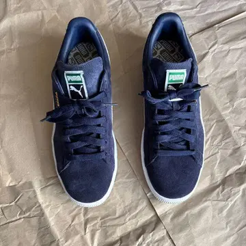 PUMA SUEDE NAVY 피 코트 27.5cm