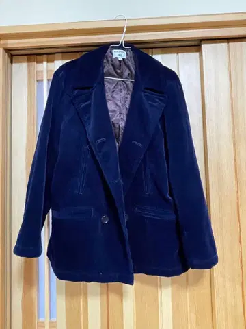 유니클로 INES DE LA FRESSANGE 네이비 피 코트