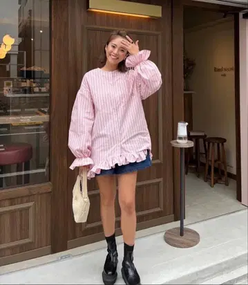 rosy monster 크라운 튜닉 핑크