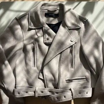 ZARA BASIC 자라 라이더 자켓 그레이