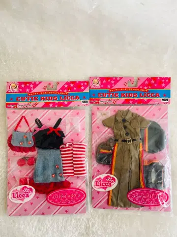 미개봉 새상품 리카짱 인형 옷 갈아입기 의류 2세트