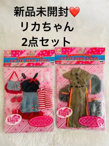 미개봉 새상품 리카짱 인형 옷 갈아입기 의류 2세트