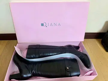 [ 새상품급 ] 다이애나 가죽제품 롱 부츠 24.5cm