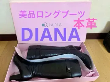[ 새상품급 ] 다이애나 천연 가죽 롱 부츠 24.5cm